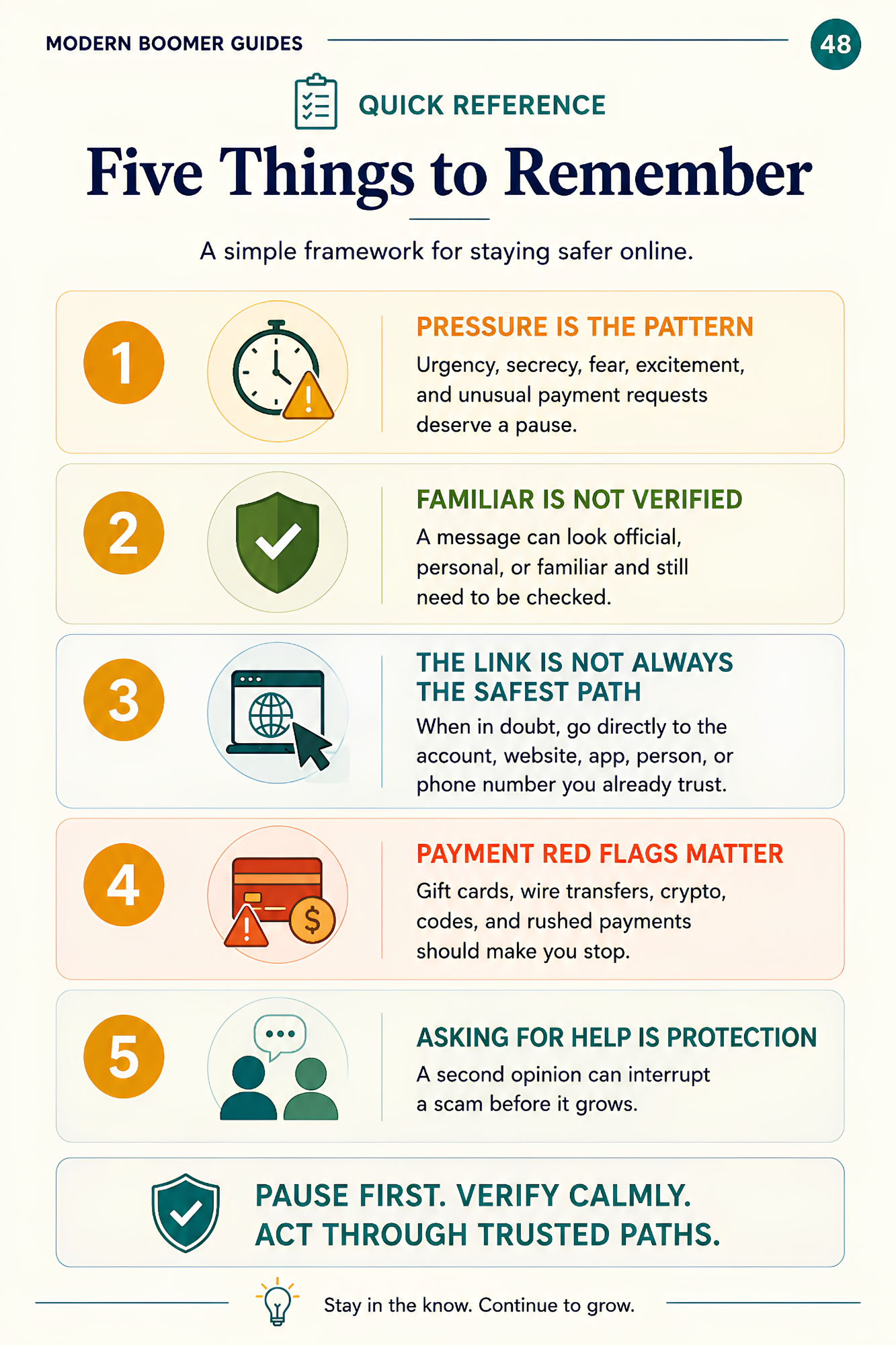 A Modern Boomer Guide to Spotting Scams & Staying Safe Online