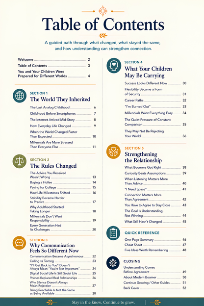 A Modern Boomer Guide to Understanding Your Adult Millennial Children