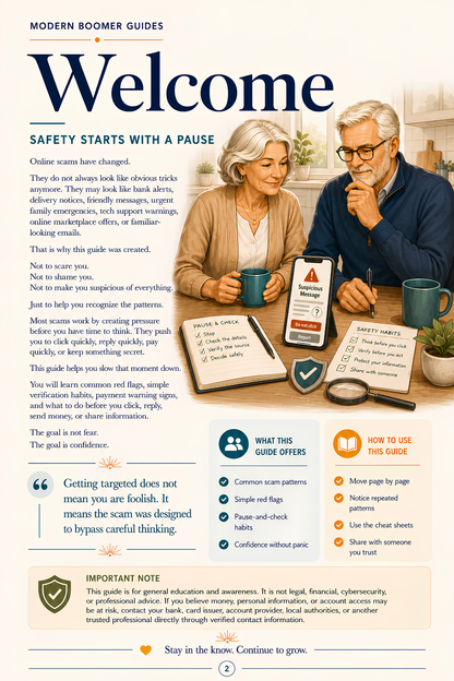 A Modern Boomer Guide to Spotting Scams & Staying Safe Online