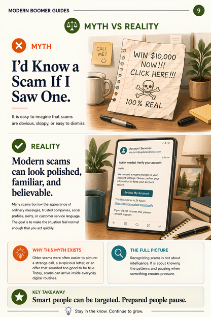A Modern Boomer Guide to Spotting Scams & Staying Safe Online