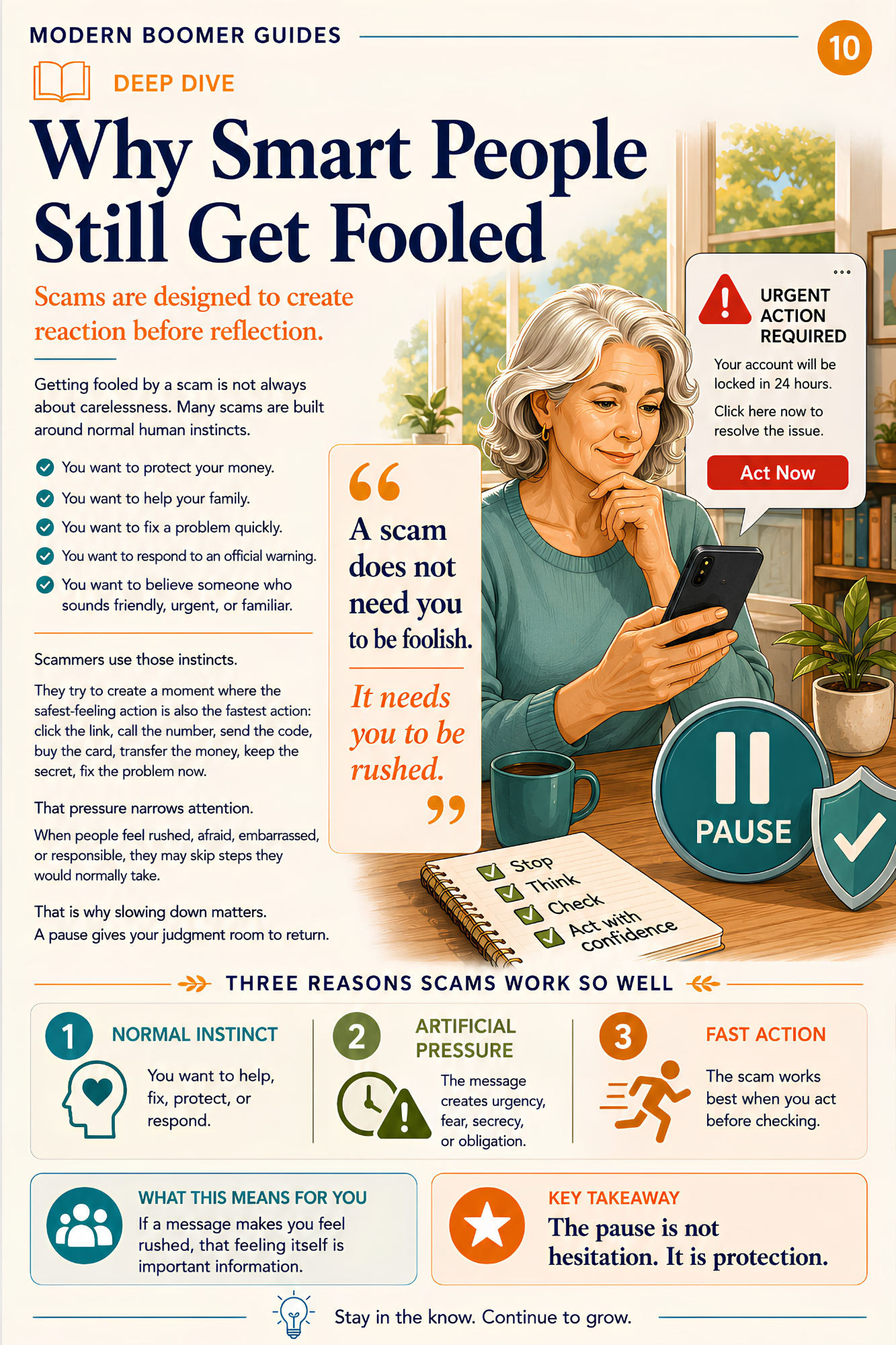A Modern Boomer Guide to Spotting Scams & Staying Safe Online